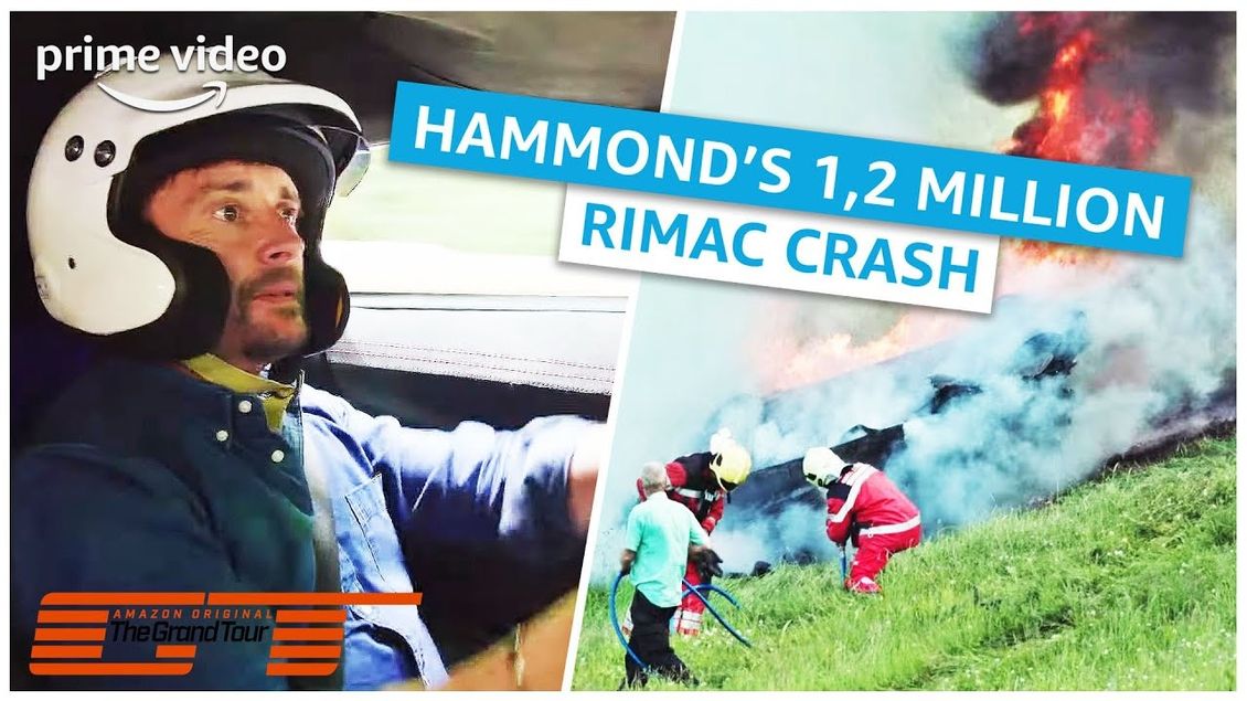 Richard Hammond's Rimac Car Crash | The Grand Tour | Prime Video NL